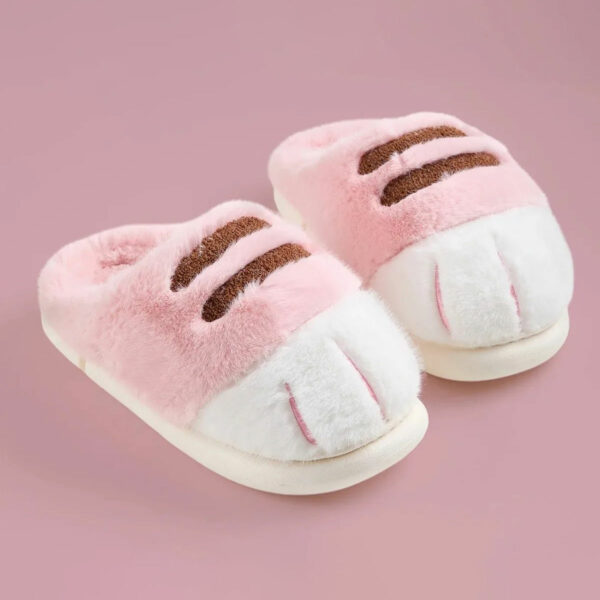 Chaussons Pattes de Chat Roses 'Litchi'